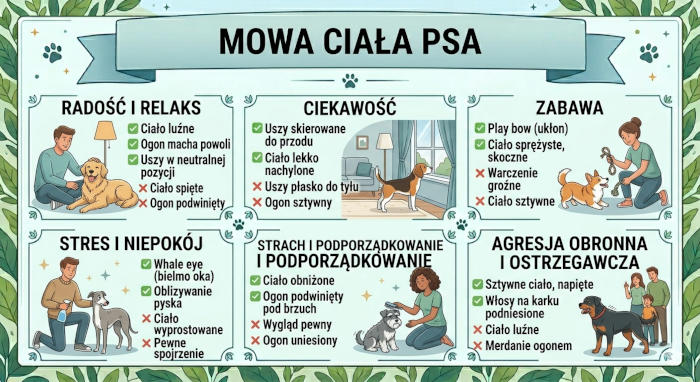 Mowa ciała psa i komunikacja