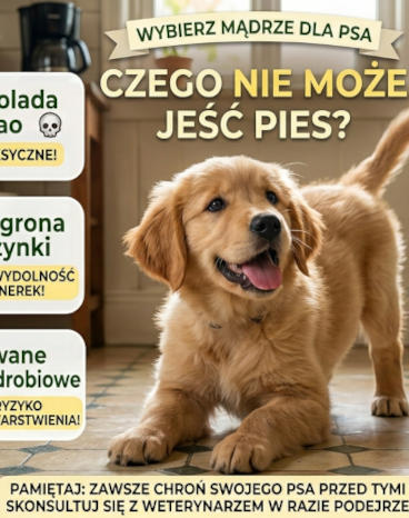 zakazane jedzenie przez psa